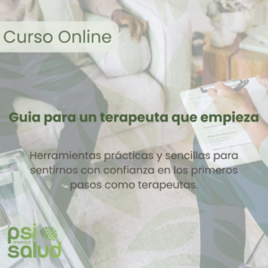 Guía para un terapeuta que empieza